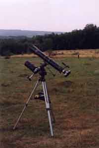 Druh nejvt pstroj refraktor 120/1000 mm (2000 mm - 2x Barlow).